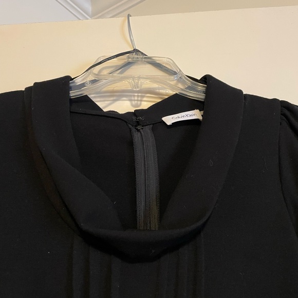 Calvin Klein Black Dress. Size 6P. - Picture 2 of 11